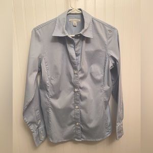 New Light Blue Tailored Button Down by Banana Republic